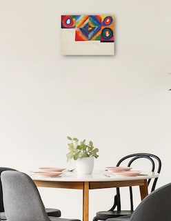 Foto 2 | Cuadro Decorativo - Estudios De Color Con Información Sobre La Técnica Pictórica (1913)- Wassily Kandinsky -