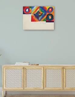 Foto 4 | Cuadro Decorativo - Estudios De Color Con Información Sobre La Técnica Pictórica (1913)- Wassily Kandinsky -
