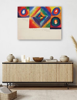 Foto 5 | Cuadro Decorativo - Estudios De Color Con Información Sobre La Técnica Pictórica (1913)- Wassily Kandinsky -