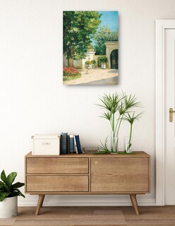 Foto 3 | Cuadro Decorativo - El Pórtico De La Casa Familiar (hacia 1875)- Gustave Caillebotte - Paisaje - 28x36 - Fine Art Tj