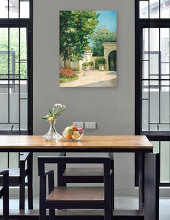 Foto 4 | Cuadro Decorativo - El Pórtico De La Casa Familiar (hacia 1875)- Gustave Caillebotte - Paisaje - 28x36 - Fine Art Tj