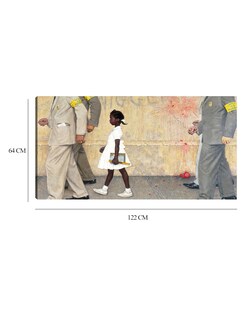 Foto 6 | Cuadro Decorativo - El Problema Con El Que Todos Vivimos (ruby Bridges)- Norman Rockwell - Fotografía - 64x122 - Fi