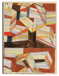 Foto 1 | Cuadro Decorativo - Transparente-perspectivisch Gefügt (ii.) (1921)- Paul Klee - Abstracto - 28x36 - Fine Art Tj
