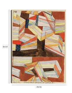 Foto 6 | Cuadro Decorativo - Transparente-perspectivisch Gefügt (ii.) (1921)- Paul Klee - Abstracto - 28x36 - Fine Art Tj