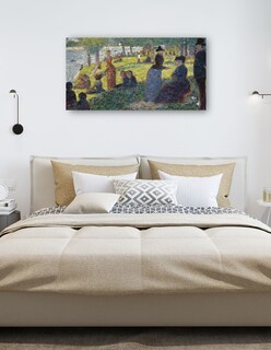 Foto 5 | Cuadro Decorativo - Boceto Al Óleo Para “la Grande Jatte” (1884)- Georges Seurat - Fotografía - 46x89 - Fine Art Tj