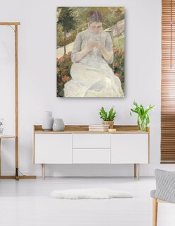 Foto 5 | Cuadro Decorativo - La Muchacha Del Jardín (entre 1880 Y 1882)- Mary Cassatt - Fotografía - 28x36 - Fine Art Tj