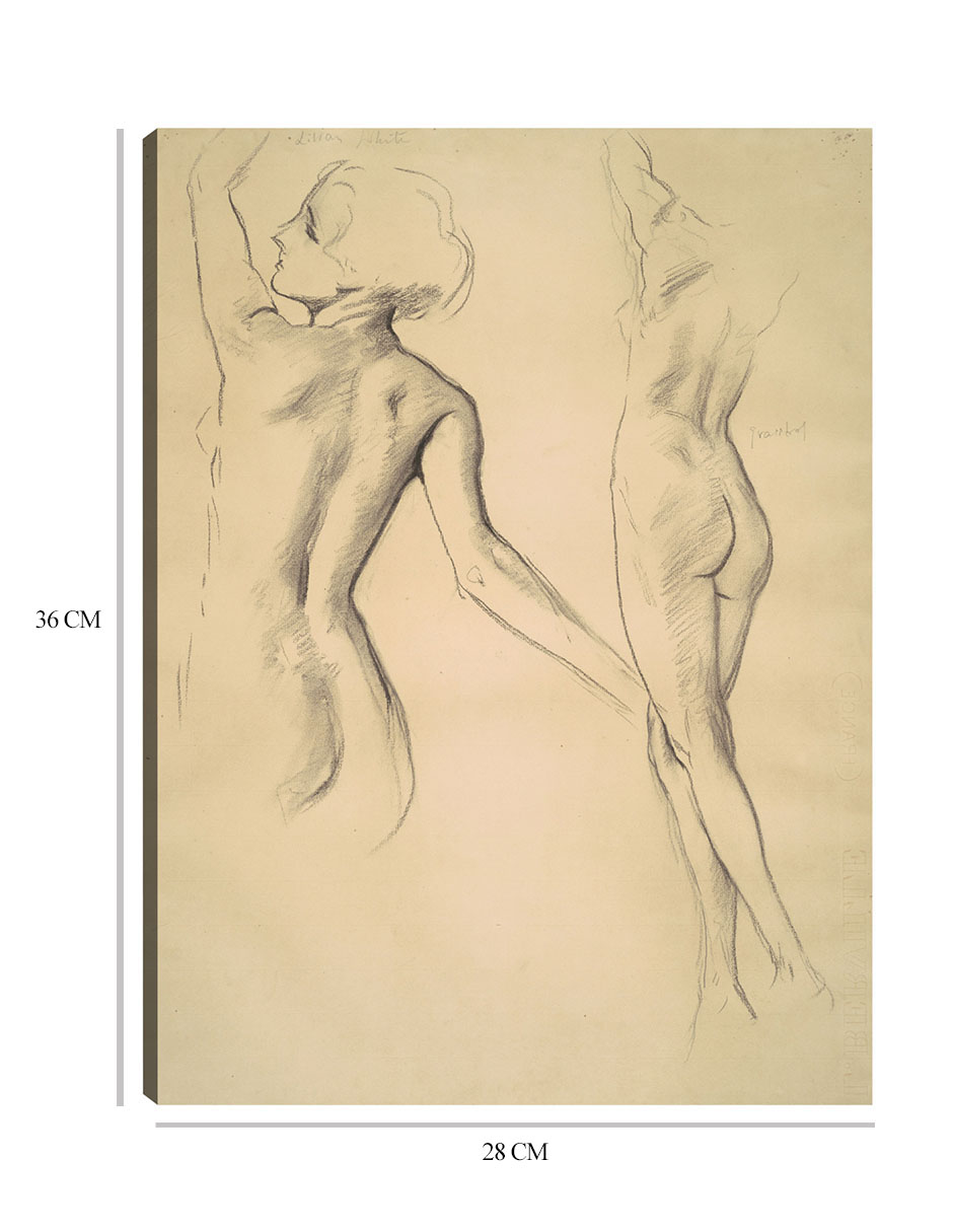 Foto 7 pulgar | Cuadro Decorativo - Estudios Para 'figuras Danzantes' (1919-1920)- John Singer Sargent - Abstracto - 28x36 - Fine Art Tj