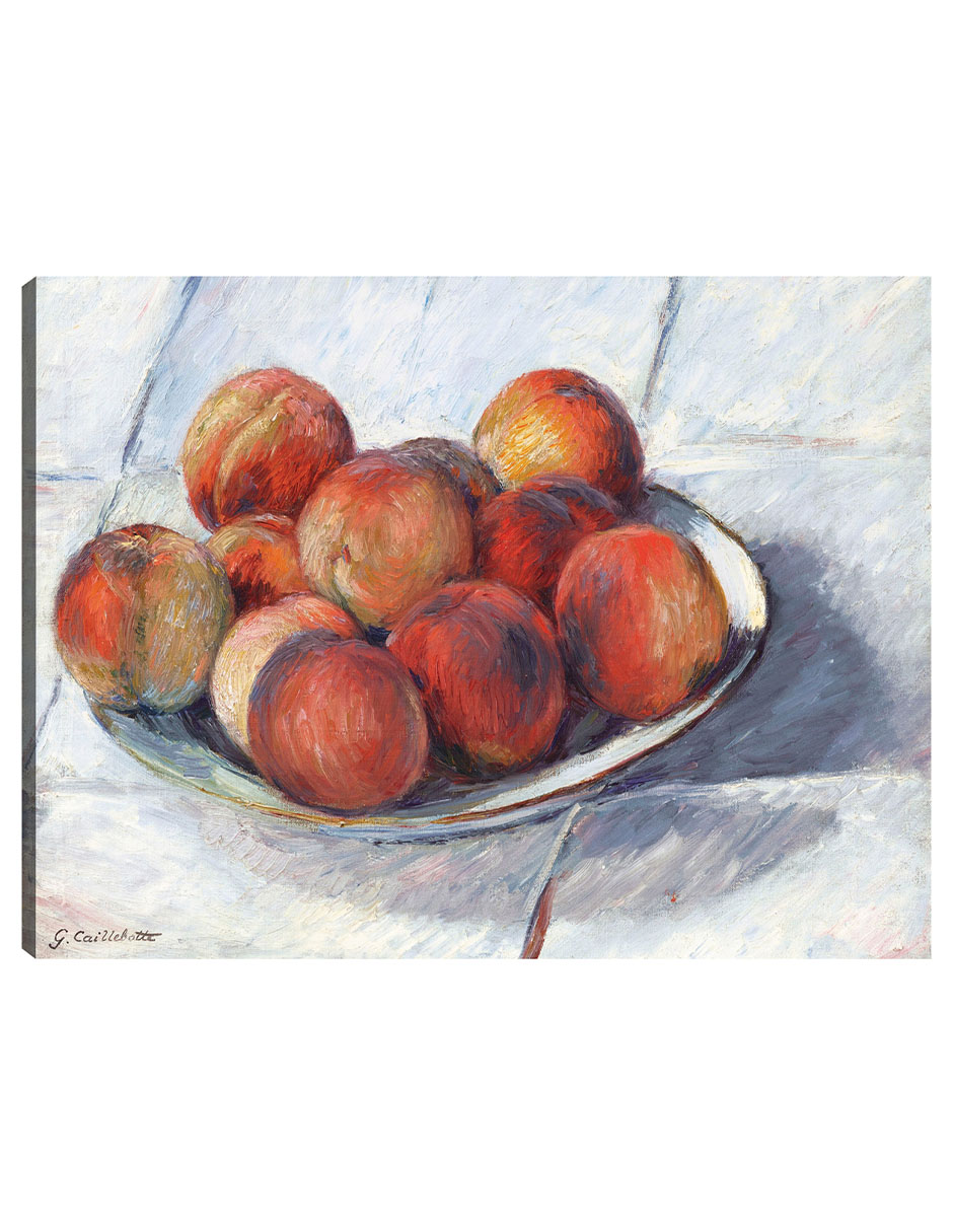 Foto 2 pulgar | Cuadro Decorativo - El Plato De Duraznos (hacia 1882)- Gustave Caillebotte - Religión - 69x92 - Impresión En L
