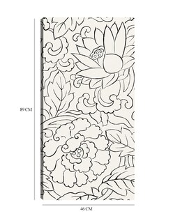 Foto 6 | Cuadro Decorativo - Grabado En Madera Original Vintage Japonés -flores (1860-1869)- Taguchi Tomoki - Floral - 4
