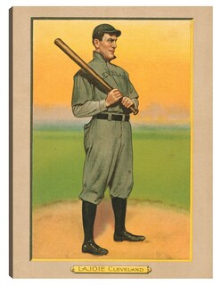 Foto 1 | Cuadro Decorativo - Nap Lajoie, Cleveland Naps, Retrato De Tarjeta De Béisbol- Library Of Congress - 28x36 - Fine Art T