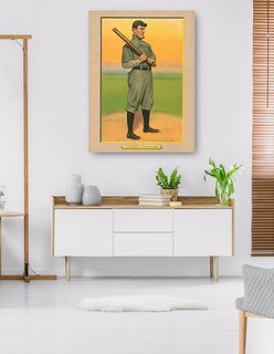 Foto 5 | Cuadro Decorativo - Nap Lajoie, Cleveland Naps, Retrato De Tarjeta De Béisbol- Library Of Congress - 28x36 - Fine Art T