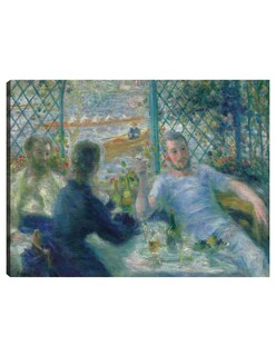 Foto 1 | Cuadro Decorativo - Almuerzo En El Restaurante Fournaise (1875)- Pierre-auguste Renoir - 46x61 - Fine Art Tj