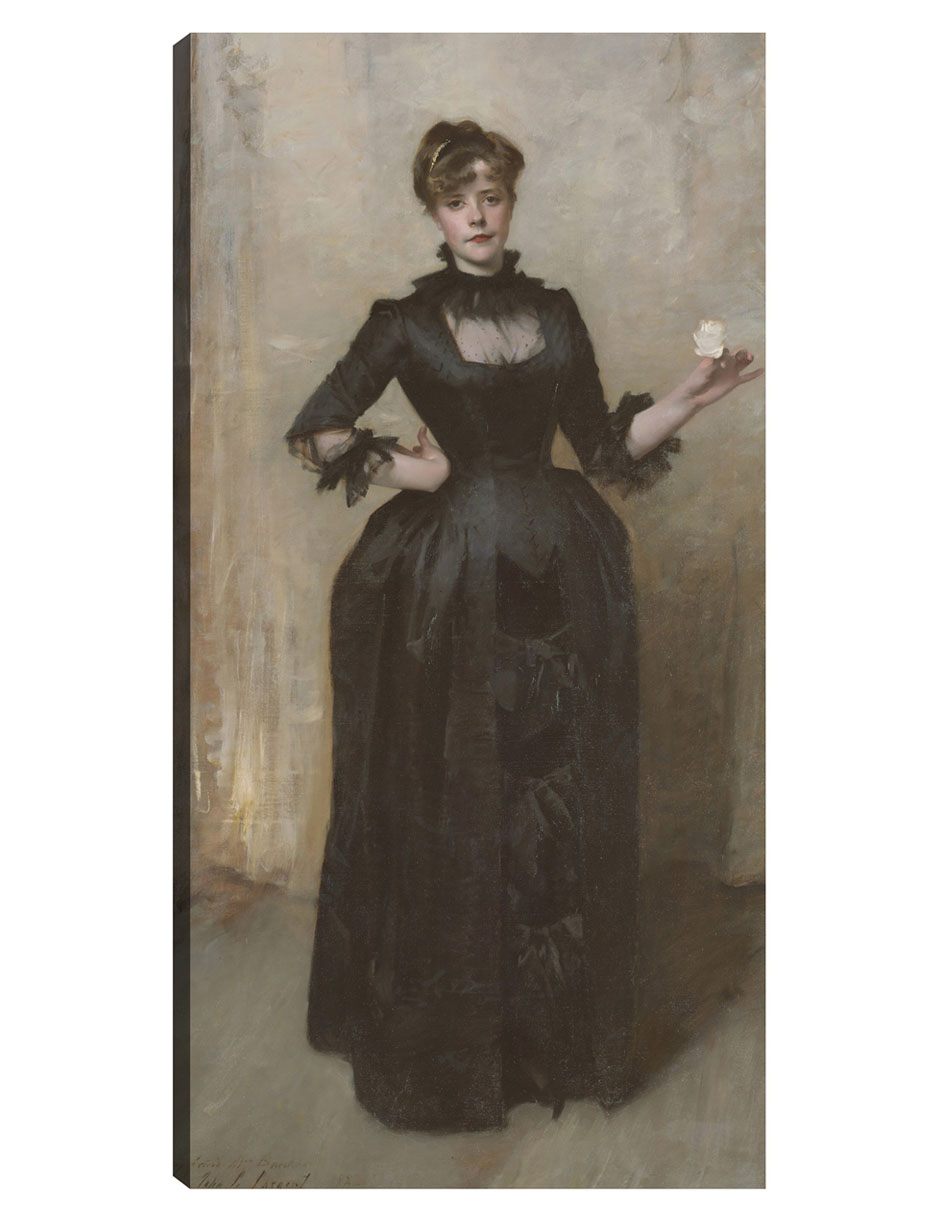 Foto 2 pulgar | Cuadro Decorativo - La Dama De La Rosa (charlotte Louise Burckhardt) (1882)- John Singer Sargent - 34x64 - Fine Art Tj