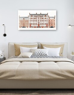 Foto 5 | Cuadro Decorativo - Casas Del Canal De Amsterdam En El Herengracht 471-477- Johan Teyler - Ciudades - 54x102 - Fine Ar