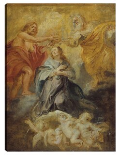 Foto 1 | Cuadro Decorativo - La Coronación De La Virgen (ca. 1632-1633)- Peter Paul Rubens - Religión - 69x92 - Fine Art Tj