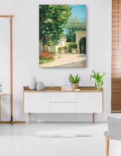 Foto 5 | Cuadro Decorativo - El Pórtico De La Casa Familiar (hacia 1875)- Gustave Caillebotte - Paisaje - 46x61 - Fine Art Tj