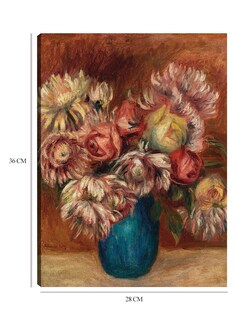 Foto 6 | Cuadro Decorativo - Flores En Un Jarrón Verde (c. 1912)- Pierre-auguste Renoir - Floral - 28x36 - Fine Art Tj