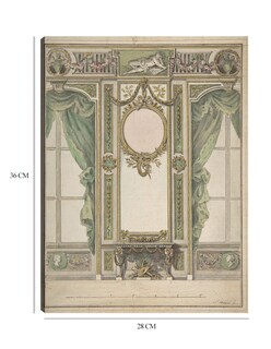 Foto 6 | Cuadro Decorativo - Diseño Del Interior De Un Palacio (1730-1797)- Workshop Of Leonardo Marini - Ciudades - 28x3