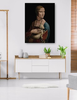 Foto 5 | Cuadro Decorativo - La Dama Del Armiño - Retrato De Cecilia Gallerani (ca.1473-1536)- Leonardo Da Vinci - 46x61 -