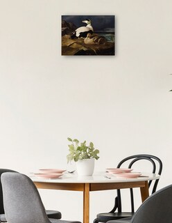 Foto 2 | Cuadro Decorativo - Par De Eiders Comunes Sobre Una Roca (1869)- Ferdinand Von Wright - Religión - 69x92 - Fine Art Tj