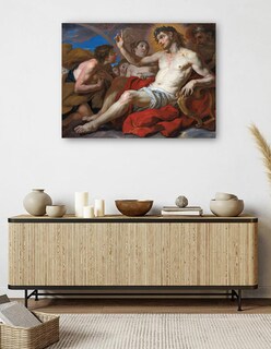 Foto 5 | Cuadro Decorativo - Apolo Concede Permiso A Faetón Para Conducir El Carro Del Sol- Johann Michael Rottmayr-69x92-fi