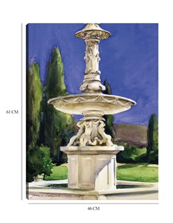 Foto 6 | Cuadro Decorativo - Fuente De Mármol En Italia (ca. 1907)- John Singer Sargent - Ciudades - 46x61 - Fine Art Tj