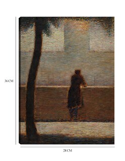 Foto 6 | Cuadro Decorativo - Un Hombre Apoyado En Un Parapeto (hacia 1881)- Georges Seurat - Fotografía - 28x36 - Fine Art Tj