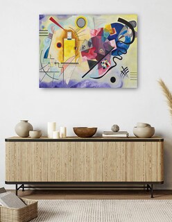 Foto 5 | Cuadro Decorativo - Gelb - Rot - Blau (amarillo-rojo-azul), 1925- Wassily Kandinsky - Religión - 77x102 - Fine Art Tj