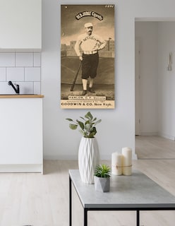 Foto 5 | Cuadro Decorativo - Ned Hanlon, Detroit Wolverines, Retrato De Tarjeta De Béisbol- Library Of Congress - 46x89 - Fi