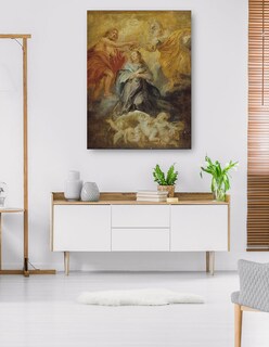 Foto 5 | Cuadro Decorativo - La Coronación De La Virgen (ca. 1632-1633)- Peter Paul Rubens - Religión - 46x61 - Fine Art Tj
