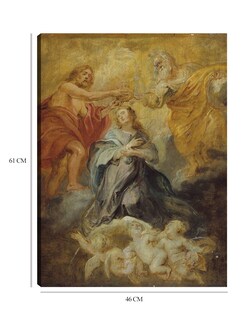 Foto 6 | Cuadro Decorativo - La Coronación De La Virgen (ca. 1632-1633)- Peter Paul Rubens - Religión - 46x61 - Fine Art Tj