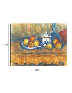 Foto 6 | Cuadro Decorativo - Stillleben Mit Blauer Flasche, Zuckerdose Und Äpfeln (1900-1902)- Paul Cézanne - 46x61 - Fine Art