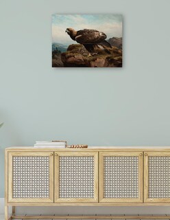 Foto 4 | Cuadro Decorativo - Águila Real Al Borde De Un Acantilado (1880)- Ferdinand Von Wright - Religión - 28x36 - Fine Art Tj