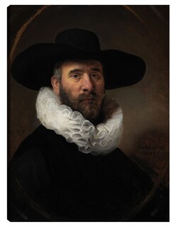 Foto 1 | Cuadro Decorativo - Retrato De Dirck Jansz. Pesser (hacia 1634)- Rembrandt Van Rijn - Fotografía - 69x92 - Fine Art Tj