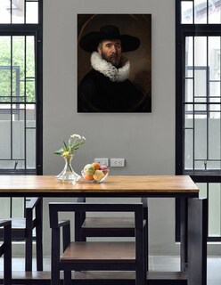 Foto 4 | Cuadro Decorativo - Retrato De Dirck Jansz. Pesser (hacia 1634)- Rembrandt Van Rijn - Fotografía - 69x92 - Fine Art Tj
