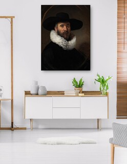 Foto 5 | Cuadro Decorativo - Retrato De Dirck Jansz. Pesser (hacia 1634)- Rembrandt Van Rijn - Fotografía - 69x92 - Fine Art Tj