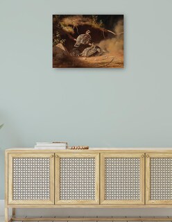 Foto 4 | Cuadro Decorativo - Urogallo Revolcandose En La Arena (1877)- Ferdinand Von Wright - Religión - 28x36 - Fine Art Tj