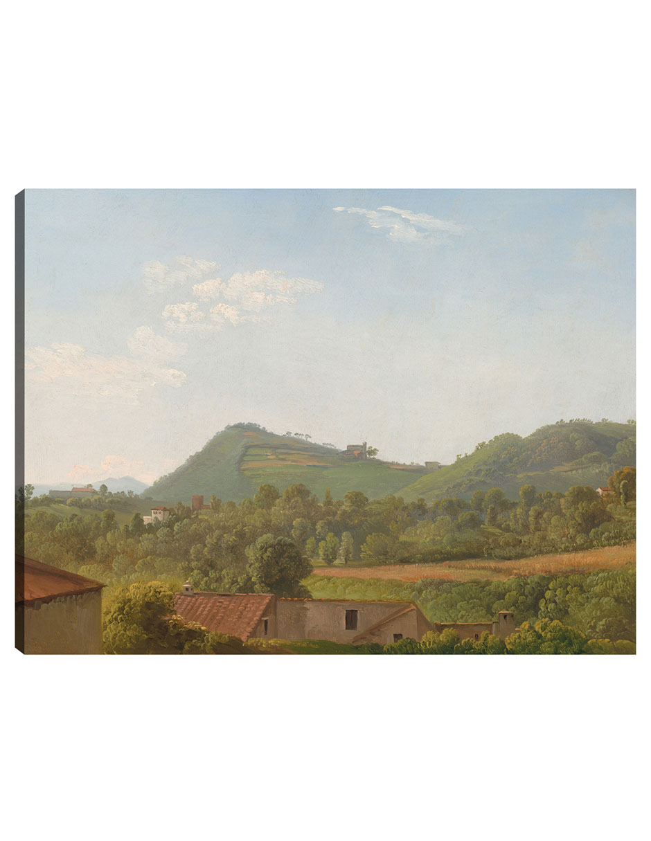 Foto 1 | Cuadro Decorativo - Vista Cerca De Nápoles, C. 1806- Simon Denis - Paisaje - 69x92 - Impresión En Lienzo - Fine Art Tj