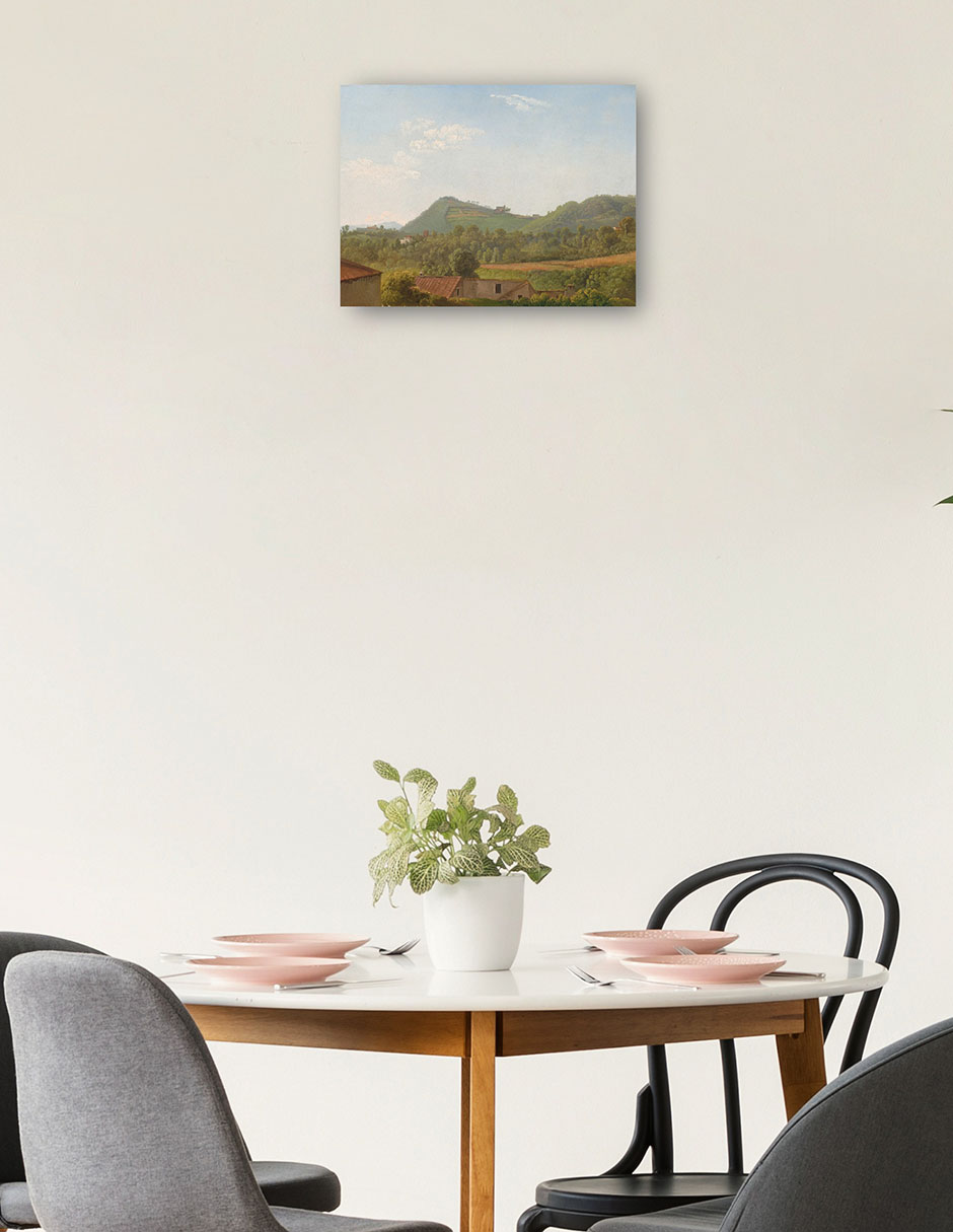 Foto 2 | Cuadro Decorativo - Vista Cerca De Nápoles, C. 1806- Simon Denis - Paisaje - 69x92 - Impresión En Lienzo - Fine Art Tj