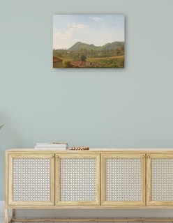 Foto 4 | Cuadro Decorativo - Vista Cerca De Nápoles, C. 1806- Simon Denis - Paisaje - 69x92 - Impresión En Lienzo - Fine Art Tj