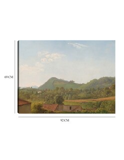 Foto 6 | Cuadro Decorativo - Vista Cerca De Nápoles, C. 1806- Simon Denis - Paisaje - 69x92 - Impresión En Lienzo - Fine Art Tj