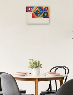 Foto 2 | Cuadro Decorativo - Estudios De Color Con Información Sobre La Técnica Pictórica (1913)- Wassily Kandinsky -