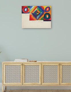 Foto 4 | Cuadro Decorativo - Estudios De Color Con Información Sobre La Técnica Pictórica (1913)- Wassily Kandinsky -