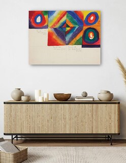 Foto 5 | Cuadro Decorativo - Estudios De Color Con Información Sobre La Técnica Pictórica (1913)- Wassily Kandinsky -