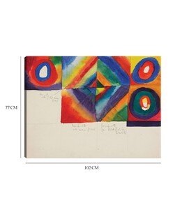Foto 6 | Cuadro Decorativo - Estudios De Color Con Información Sobre La Técnica Pictórica (1913)- Wassily Kandinsky -