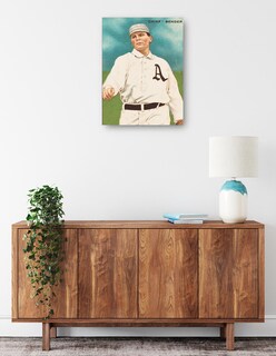 Foto 2 | Cuadro Decorativo - Chief Bender, Philadelphia Athletics, Retrato De Tarjeta De Fútbol- Library Of Congress - 6