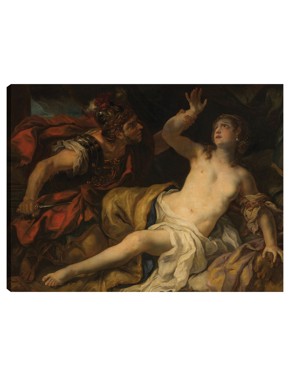 Foto 2 pulgar | Cuadro Decorativo - Tarquinio Y Lucrecia (1692)- Johann Michael Rottmayr - Fotografía - 107x143 -impresión En