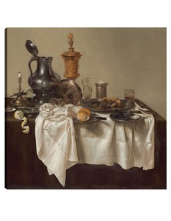 Foto 1 | Cuadro Decorativo - Pieza De Banquete Con Pastel De Carne Picada, 1635- Willem Claesz Heda - Fotografía - 51x51 -