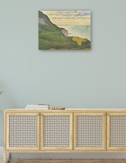 Foto 4 | Cuadro Decorativo - Paisaje Marino En Port-en-bessin, Normandía (1888)- Georges Seurat - Costa - 28x36 - Fine Art Tj
