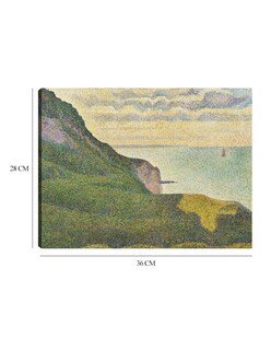 Foto 6 | Cuadro Decorativo - Paisaje Marino En Port-en-bessin, Normandía (1888)- Georges Seurat - Costa - 28x36 - Fine Art Tj